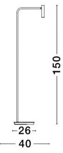 LED talna svetilka SICILY, 3 W, 3000 K, 190 lm, IP20, črna NL7140183