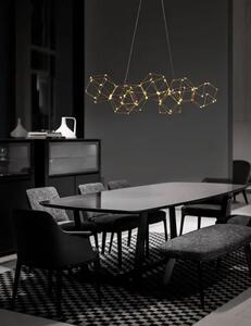VISEČA LED SVETILKA NEBULA 33,6 W / 3000 K / 2711 lm / IP20 / ZLATA NL9186807