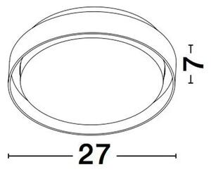 ZUNANJA STENSKA SVETILKA OLIVER LED 20W/3000K/1550lm/IP65/BELA NL9944602
