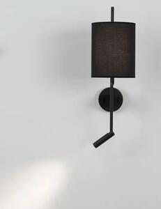 STENSKA SVETILKA YAMA LED & E27 15W/3000K/210lm/IP20/ČRNA NL9180512