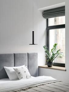 Viseča LED svetilka PALENCIA 10W/3000K/517lm/IP20/MAT ČRNA NL9695226