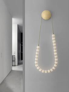 Viseča LED svetilka PERLA 56W/3000K/4734lm/DIMM/IP20/ZLATA NL9695204