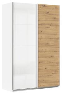 Modern Living Omara Z Drsnimi Vrati Feldkirch, Bela, Barva Hrasta