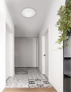 STROPNA SVETILKA OHIŠJE E27 IP20/KROM V BELI BARVI NL702202