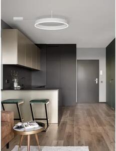 Viseča LED svetilka MOTIF 46W/3000K/3700lm/DIMM/IP20/BELA NL9063602