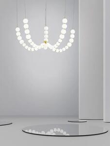 Viseča LED svetilka PERLA 125W/3000K/11377lm/DIMM/IP20/ZLATA NL9695203