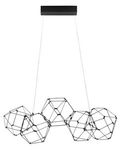 VISEČA LED SVETILKA NEBULA 25W/3000K/1634lm/IP20/TITANOVO ČRNA NL9186900