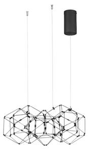 VISEČA LED SVETILKA NEBULA 25W/3000K/1634lm/IP20/TITANOVO ČRNA NL9186901