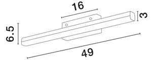 LED KOPALNIŠKA SVETILKA WILLOW 12W/3000K/1174lm/IP44/BELA NL787014