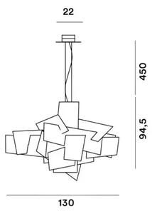 BIG BANG L LED VISEČA SVETILKA RDEČA V. 10M. FN151017-10_63