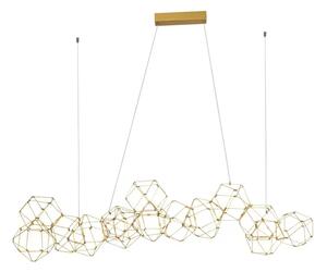 VISEČA LED SVETILKA NEBULA 58W/3000K/3906lm/IP20/ZLATA NL9186814