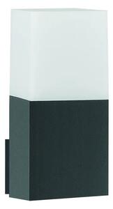 ZUNANJA STENSKA SVETILKA V STIKU E27 12W/IP54/TEMNO SIVA NL713412