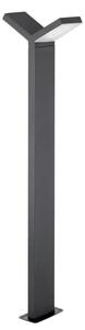 ZUNANJA STOJEČA SVETILKA ZA PARK LED 2X6W/3000K/522lm/IP54/TEMNO SIVA NL713124