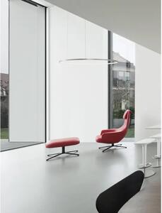 VISEČA LED SVETILKA TARQUIN 59W/3000K/2144lm/DIMM/IP20/BRUŠENO SREBRNA NL9345611