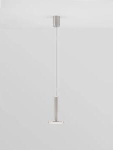 Viseča LED svetilka PALENCIA 10W/3000K/517lm/IP20/SATENASTI NIKEL NL9695227