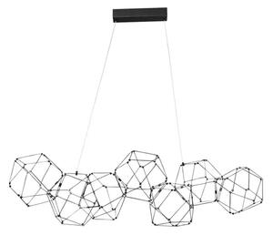 VISEČA LED SVETILKA NEBULA 34W/3000K/2711lm/IP20/ČRNA NL9186902