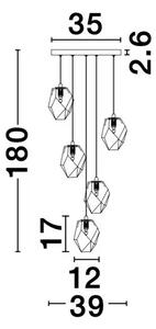 VISEČA SVETILKA LED G9 /IP20/BELA NL9160235