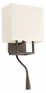 RDEČA STENSKA SVETILKA VESPER Z LED ŽARNICA READER 1 X E14 20W FR29983