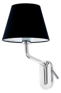 ETERNA KROMIRANA STENSKA SVETILKA E27 15W Z LEVO ŽARNICO FR24007-12