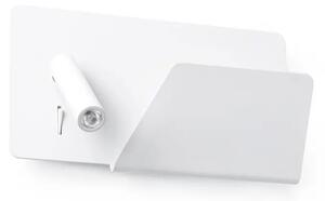 SUAU USB BELA STENSKA SVETILKA Z LED DESNO VISOKO FR62122