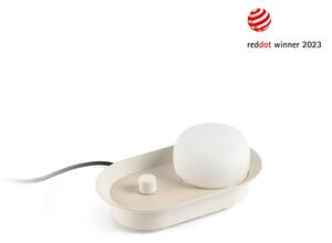 STENSKA SVETILKA MAYA BELA/PEŠČENO SIVA LED 12W 2700K FR40103