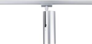Paulmann URail LED-žaromet za tirnico Theron, krom 4.000 K Ø 6 cm, zatemnjen, Kovinska, Dnevna soba / jedilnica, Plastika, Sodobni