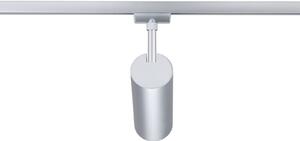 Paulmann URail LED-žaromet za tirnico Theron, krom 3.000 K Ø 6 cm, zatemnjen, Kovinska, Dnevna soba / jedilnica, Plastika, Sodobni