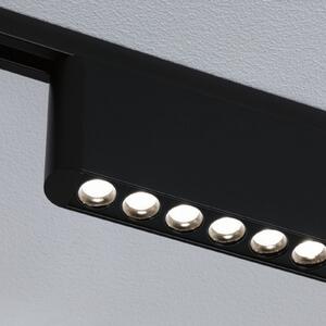 Paulmann URail LED-železniška svetilka Zelos, črna, 4.000 K, 37 cm, zatemnjen, Črna, Dnevna soba / jedilnica, Aluminij, Sodobni