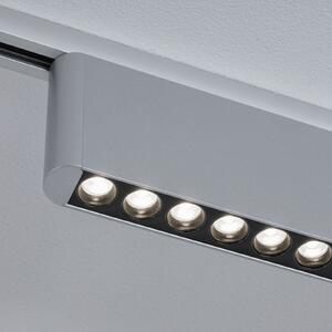 Paulmann URail LED-železniška svetilka Zelos, krom, 4.000 K, 37 cm, zatemnjen, Kovinska, Dnevna soba / jedilnica, Aluminij, Sodobni