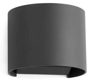 SONČNI ZAHOD TEMNO SIVA STENSKA SVETILKA CREE LED 2x3W 3000K FR70687