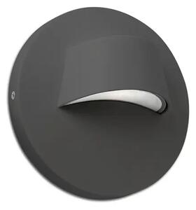 BROW TEMNO SIVA STENSKA SVETILKA LED 3W 3000K FR70409