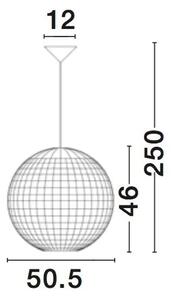 VISEČA SVETILKA GRIFFIN E27 /IP20/SUHA TRAVA NL9587122