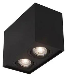 Stropna svetilka RENDE ČRNA barva GU10 2x10 W IP20 220-240 V NL998092