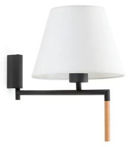 TEMNO SIVA STENSKA SVETILKA RON Z BELO SVETILKO FR64400-10