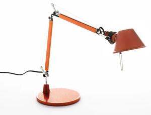 TOLOMEO MIKRO NAMIZNA SVETILKA KOVINSKA ORANŽNA E14 S PODNOŽJEM A011860 AR011860