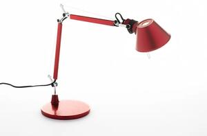 TOLOMEO MIKRO NAMIZNA SVETILKA RDEČA E14 ARTEMIDE S PODSTAVKOM AR011810
