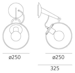 STENSKA SVETILKA MICONOS 951lm ARTEMIDE AR020110