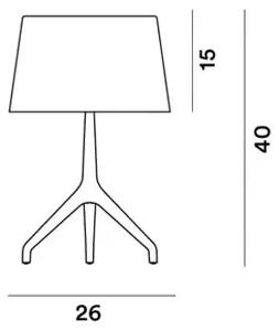 FOSCARINI LUMIERE XXS NAMIZNA SVETILKA KROMIRANA ČRNO/BELA FN1910012C_11