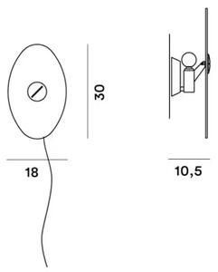 STENSKA SVETILKA BIT 2 MODRA FOSCARINI FN0430052