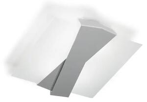 STROPNA SVETILKA ZIG ZAG 2xE27/IP20/1400lm/2800K Anodiziran aluminij LL7401