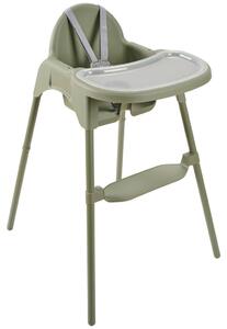 STOLČEK ZA HRANJENJE 63/91/58 cm zelena