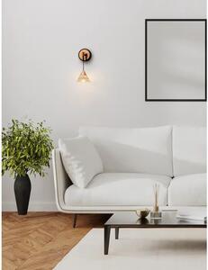 PALUZ STENSKA SVETILKA LED/3000K/7W/345Lm/ ČRNO IN ROZA ZLATO NL9186962