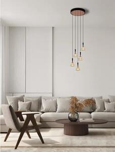 PALUZ VISEČA LED SVETILKA/3000K/30W/1558Lm/ČRNA IN ROZA ZLATA NL9186965