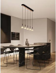 PALUZ VISEČA LED SVETILKA/3000K/30W/1558Lm/ČRNA IN ROZA ZLATA NL9186964