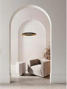 VISEČA LED SVETILKA EPOS /2700-4000K/38W/2100Lm/ČRNA V BRUŠENI ZLATI NL9345713