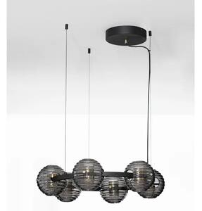 VISEČA LED SVETILKA LAS/3000K/60W/6087Lm/ČRNA & ZLATA & SIVA NL9009135