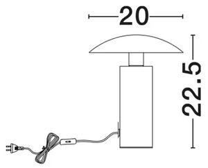 KARPOS NAMIZNA SVETILKA LED/3000K/5W/264lm/ANTIČNO ZLATA NL9011322