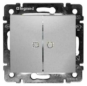 770212 STIKALO Z OSVJ. SIR. EXJ.10A/250V VALENA GRAY LE770212