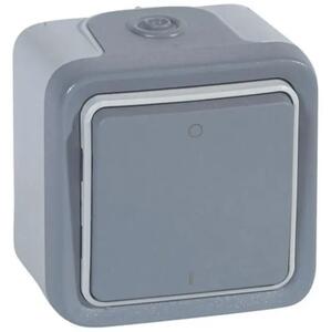 69717 DVOPOLNO STIKALO 10A/250V IP55 N/Ž PLEXO LE069717