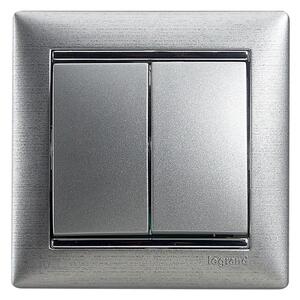 SERIJA STIKALA 770105 1P/10A/250V VALENA SIVA LE770105